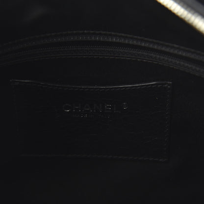 Chanel Glazed Calfskin On The Road Hobo Black 8 of 10