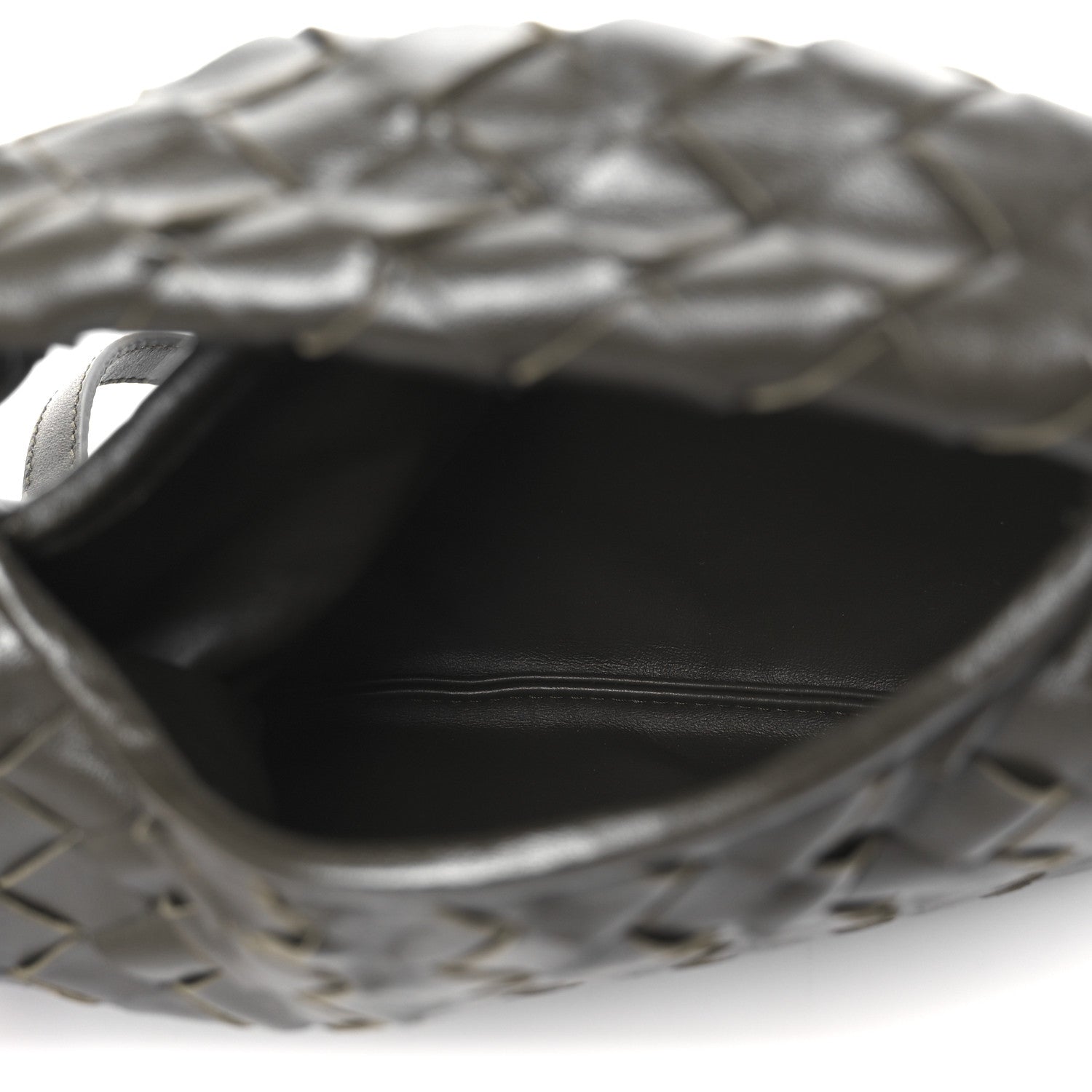 Bottega Veneta Calfskin Intrecciato Mini Hop Kaki 5 of 11