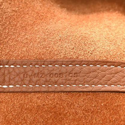 Hermes Taurillon Clemence Picotin Lock 22 MM Gold 7 of 11