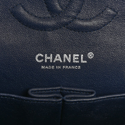 Chanel Lambskin Quilted Medium Double Flap Navy 6 of 12