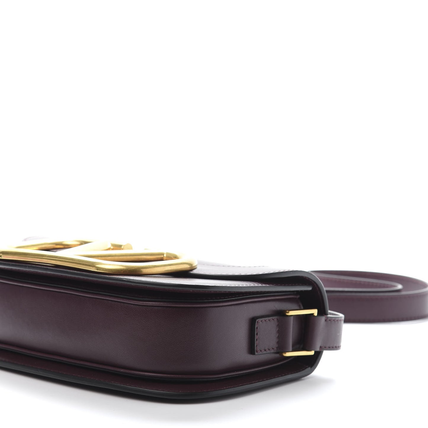 Smooth Calfskin Supervee Shoulder Bag Rubin