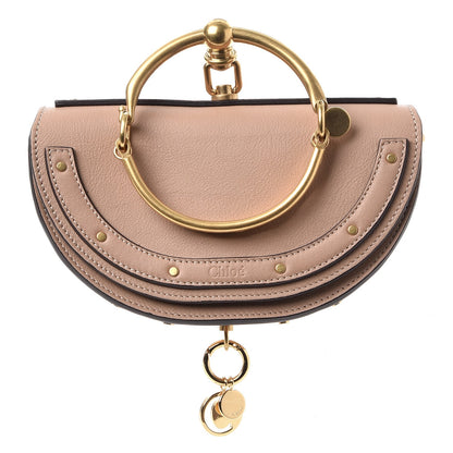 Chloe Calfskin Small Nile Bracelet Minaudiere Bag Biscotti Beige 1 of 8