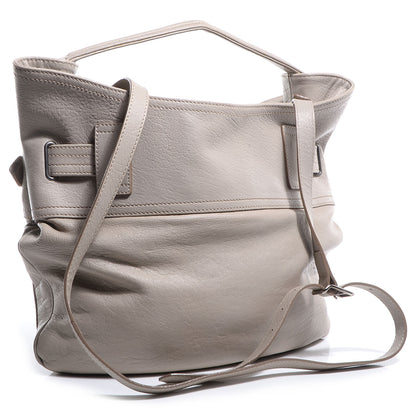Burberry Leather Crompton Tote Grey 3 of 10