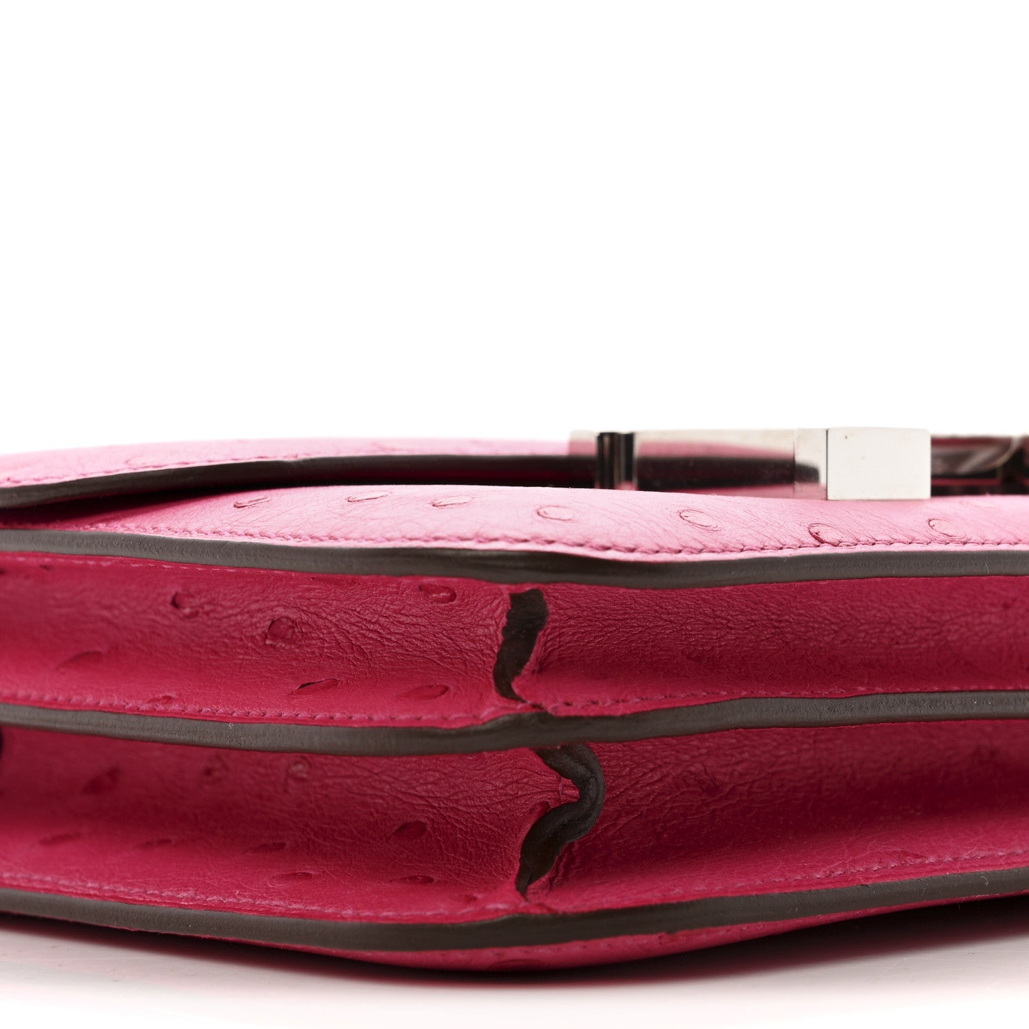 Hermes Ostrich Constance 18 Rose Tyrien 8 of 10