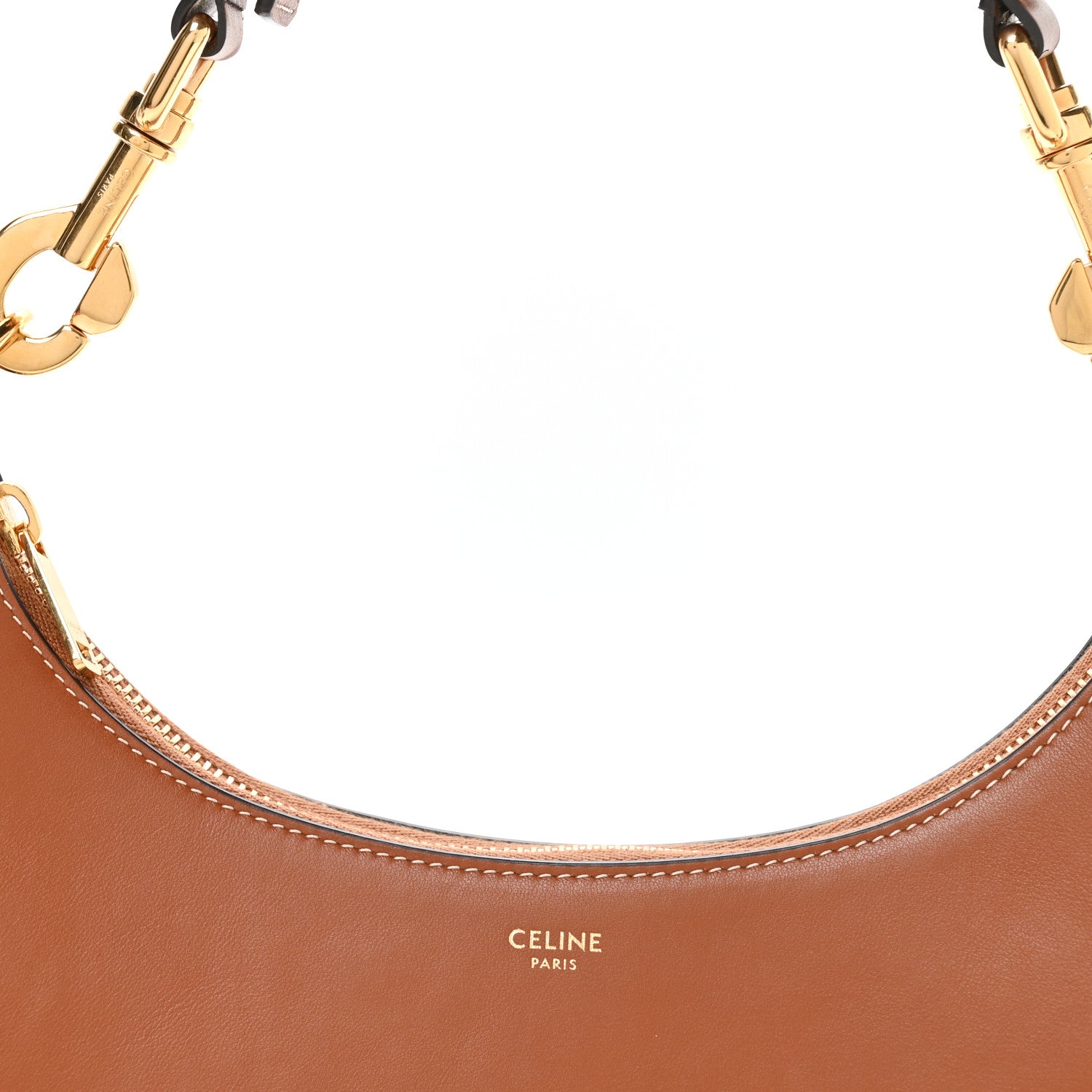 Celine Smooth Calfskin Medium Strap Ava Shoulder Bag Tan 9 of 11