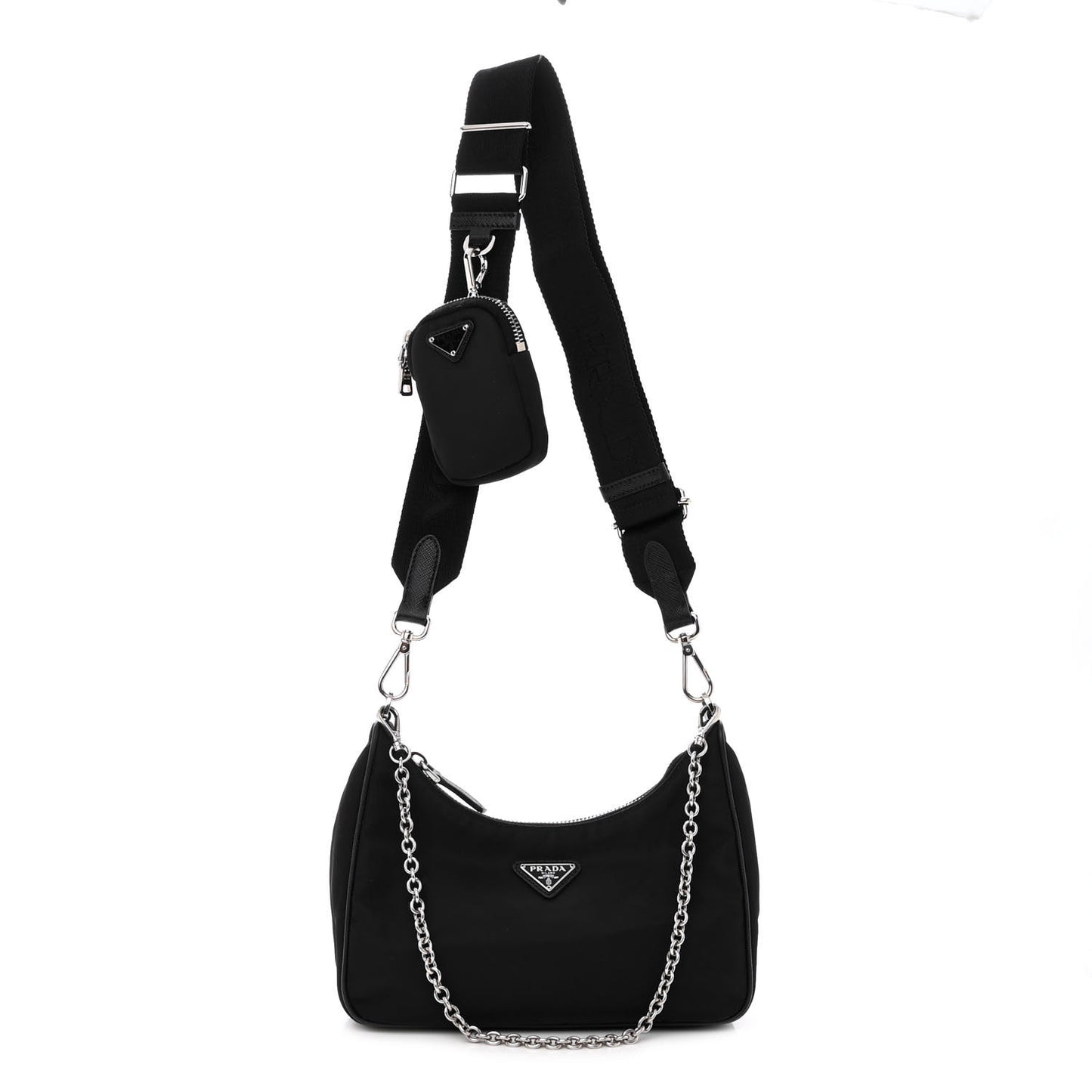 Nylon Re-Edition 2005 Shoulder Bag Black