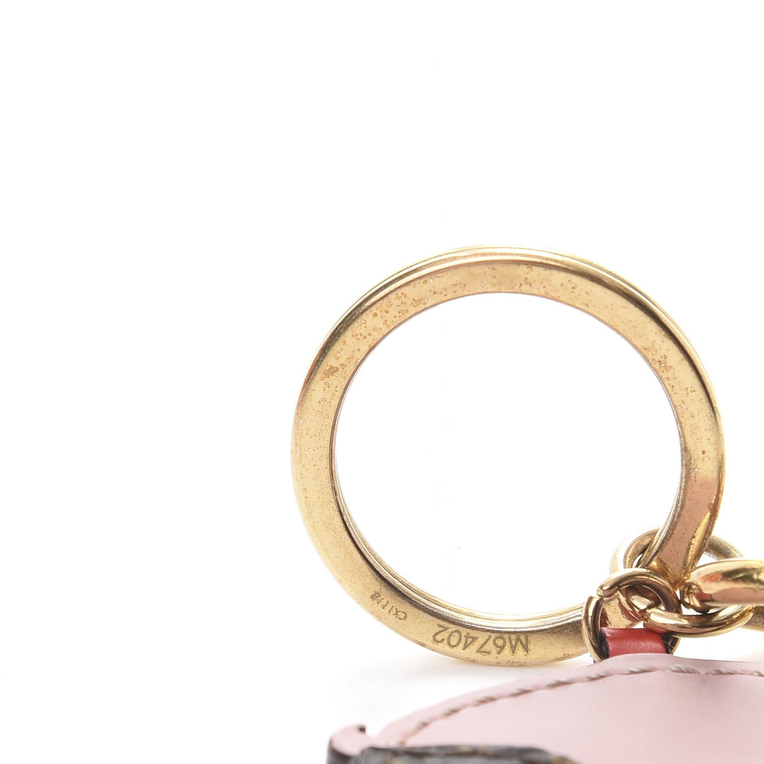 Louis Vuitton Calfskin Superstition Pig Bag Charm Key Holder Rose 5 of 5