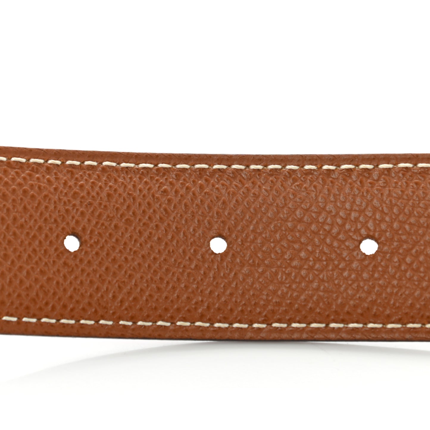 Box Courchevel 32mm Belt Strap 80 Rouge H Gold