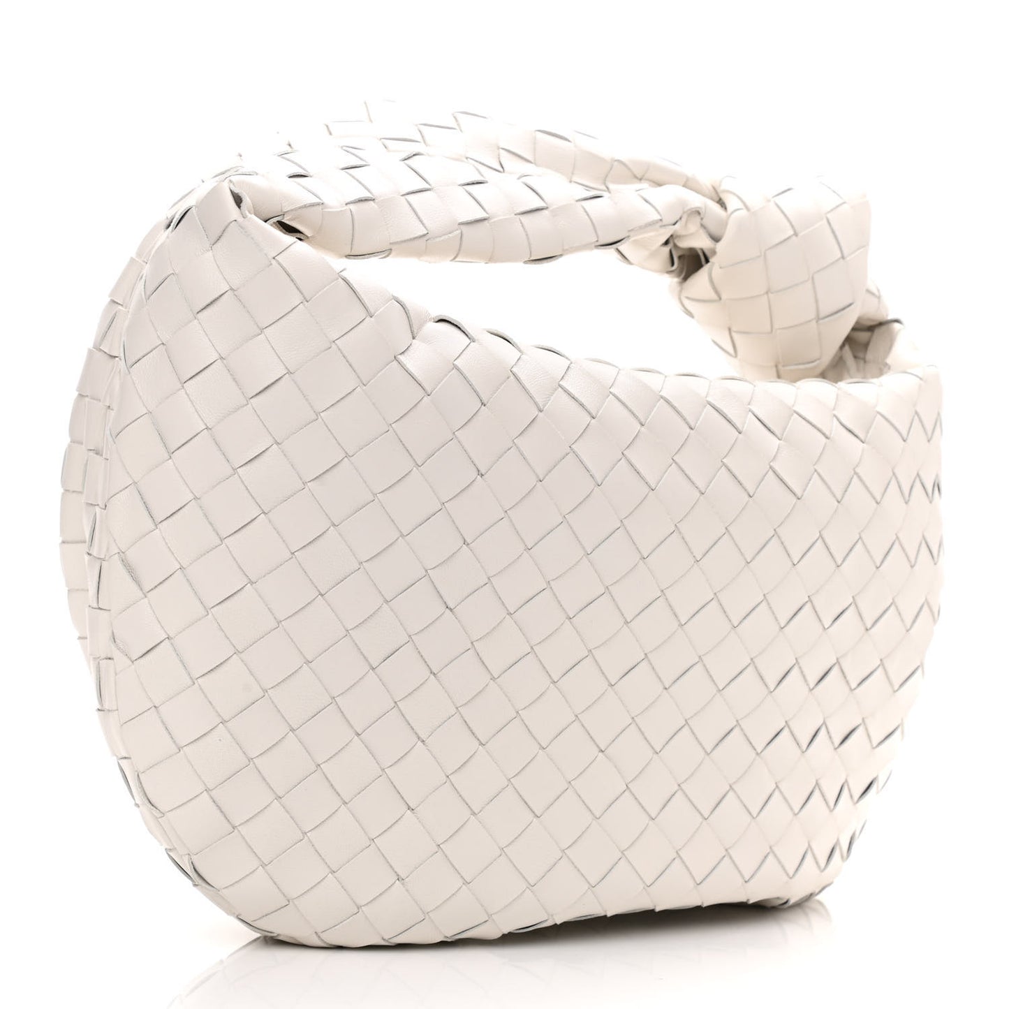 Nappa Intrecciato Teen Jodie Hobo White