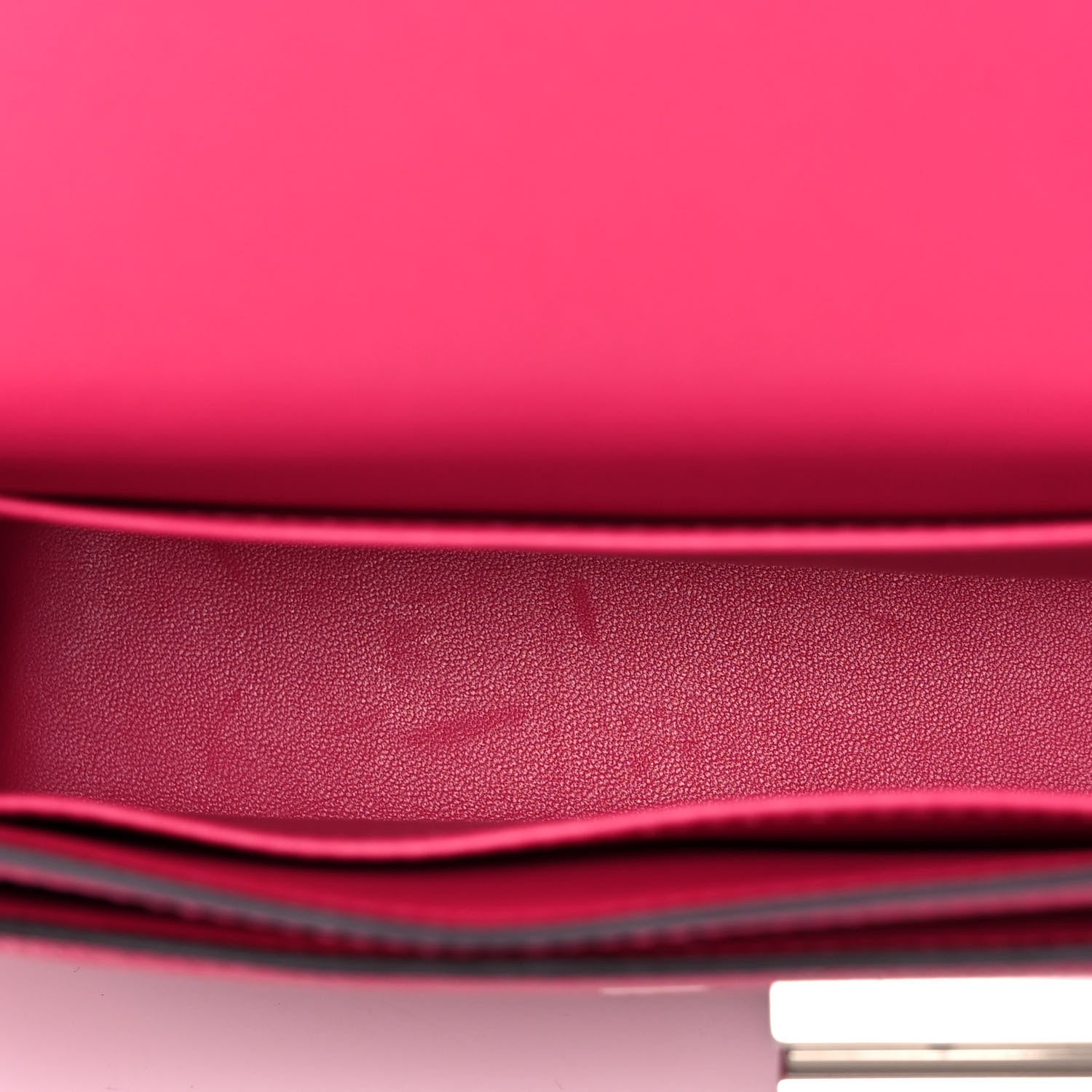 Hermes Chevre Mysore Mini Verrou Large Strap Bag Rose Mexico 11 of 12