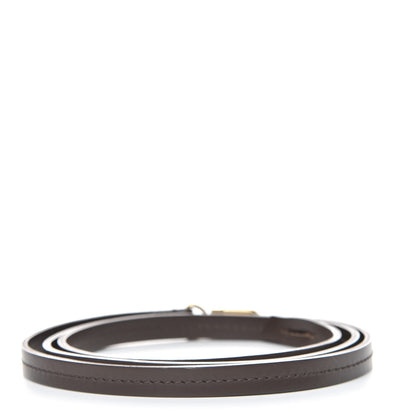 Louis Vuitton Calfskin 12mm Favorite Long Strap Brown 2 of 4