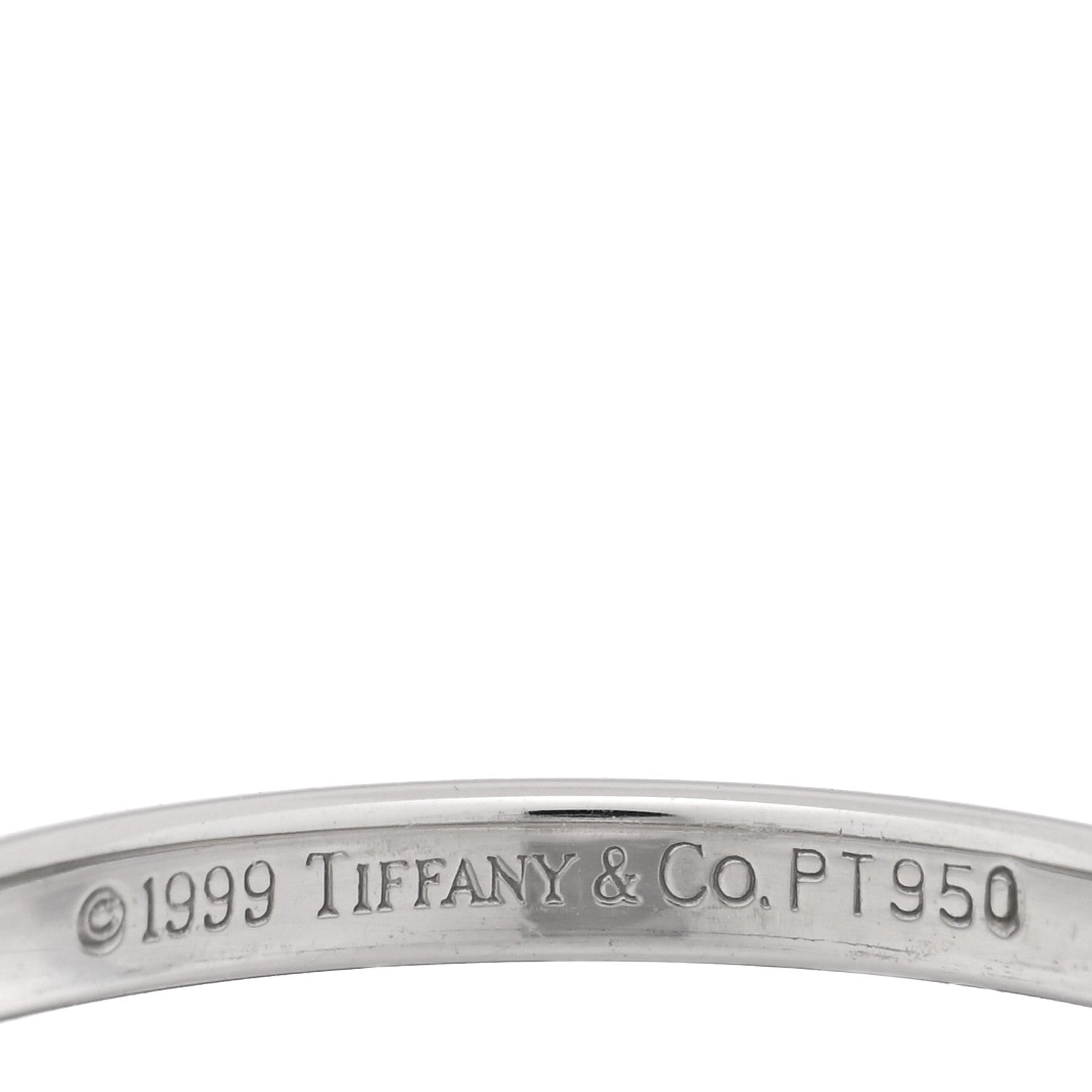 Tiffany Platinum 2mm Forever Wedding Band Ring 51 5.75 4 of 5