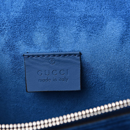 Gucci GG Supreme Monogram Blooms Small Dionysus Shoulder Bag Beige Navy Vintage Blue 6 of 11