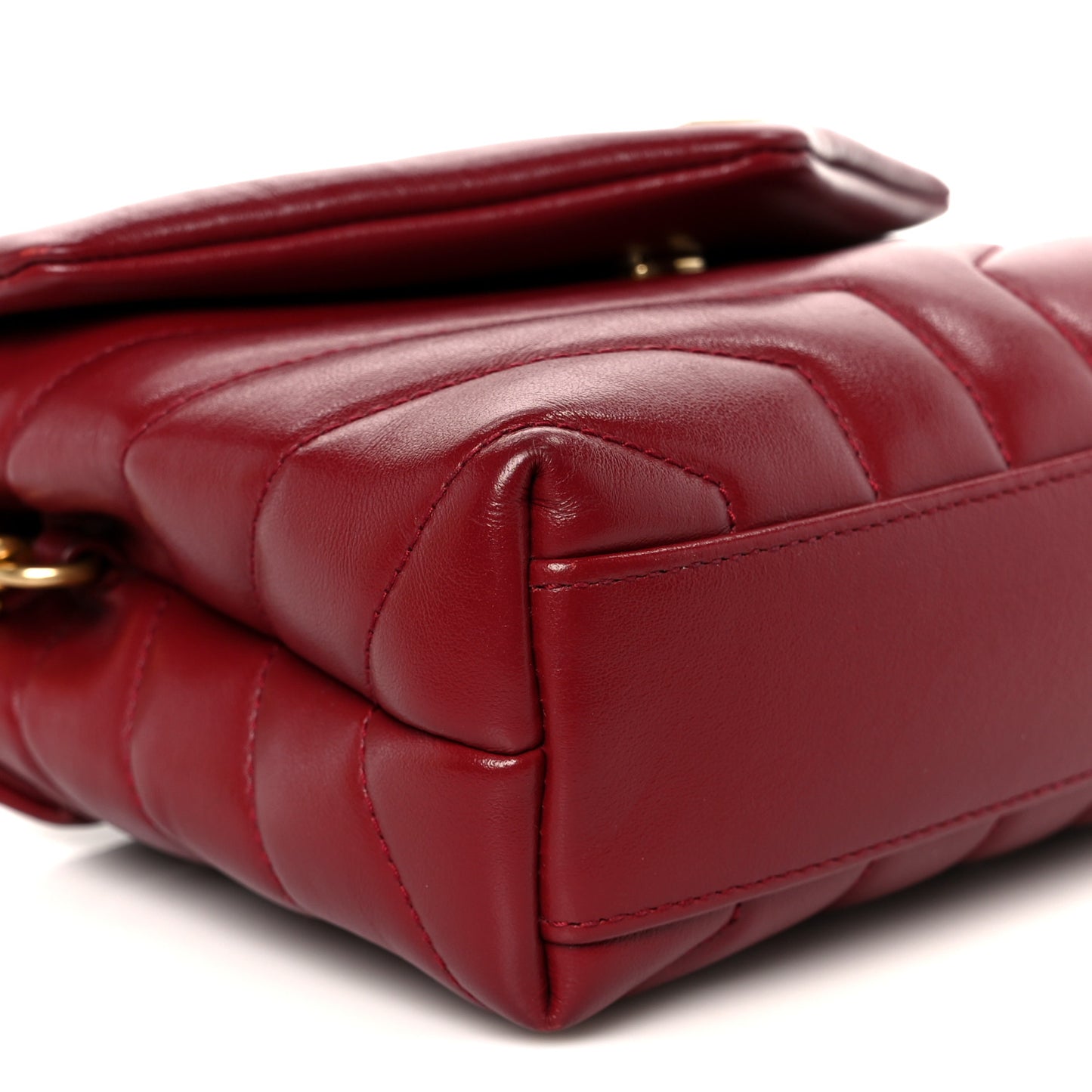 Calfskin Y Quilted Monogram Toy Loulou Monogram Crossbody Bag Rouge Legion