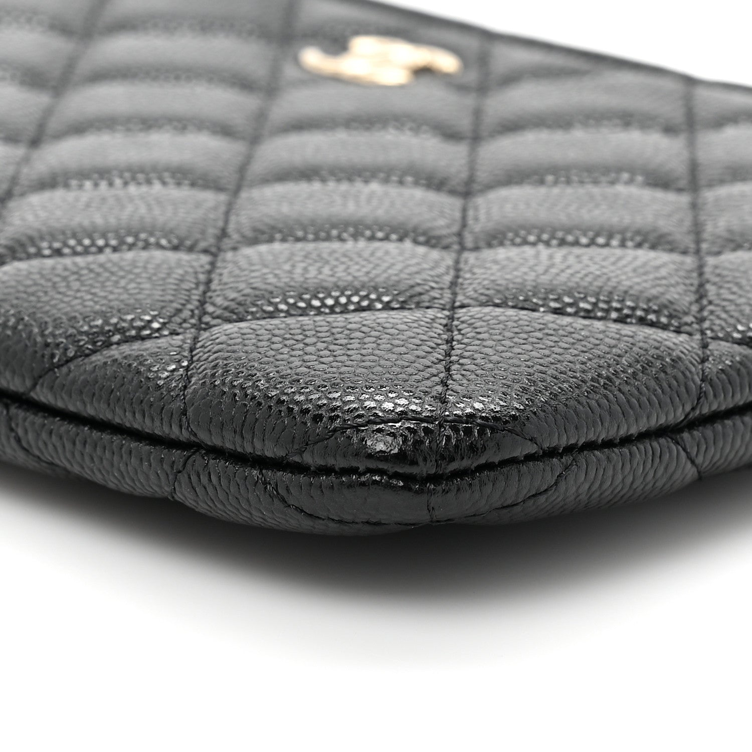 Chanel Caviar Quilted Cosmetic Case Black 8 of 10