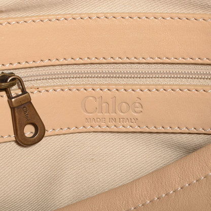 Chloe Python Silverado Shoulder Bag Beige 6 of 9