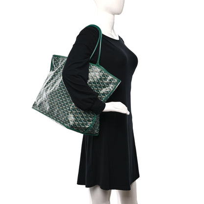 Goyard Goyardine Reversible Anjou GM Green 3 of 9