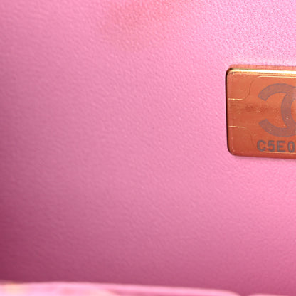 Chanel Caviar Quilted Medium Double Flap Pink 7 of 11
