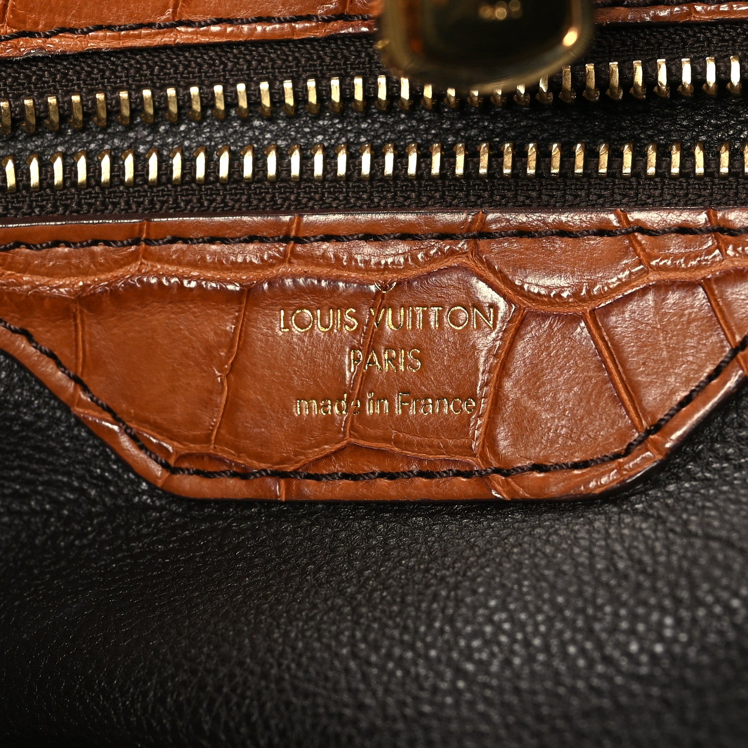 Louis Vuitton Monogram Alligator Trim Mahina XL 8 of 14