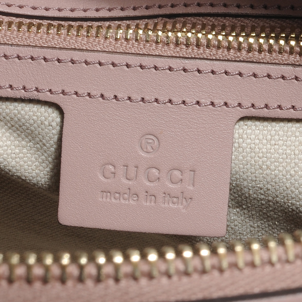 Monogram Vintage Web Medium Boston Light Pink
