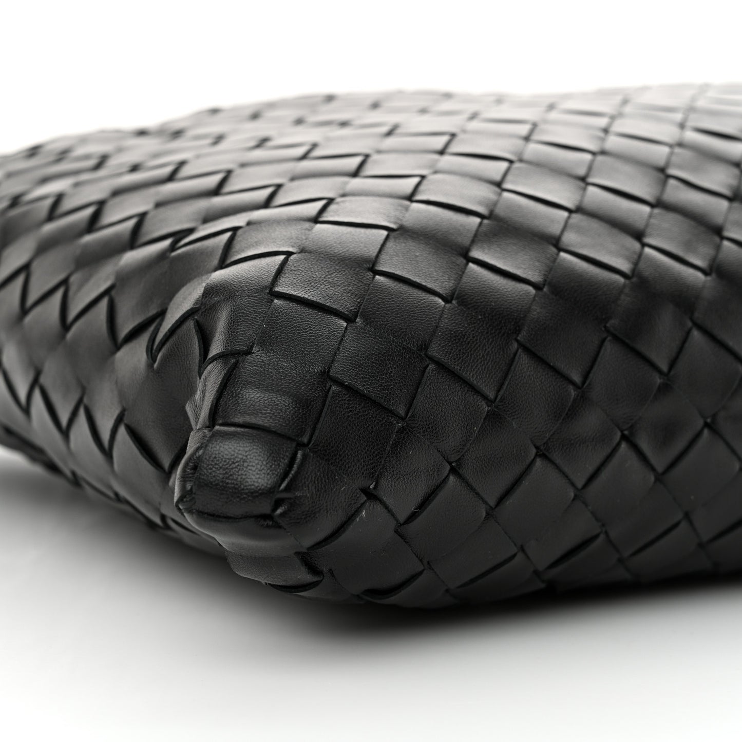 Calfskin Intrecciato Small Hop Black