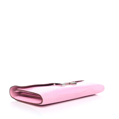 Hermes Matte Alligator Constance Wallet 5P Pink 3 of 4
