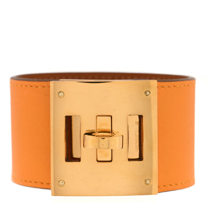 Hermes Swift Kelly Dog Bracelet Orange 1 of 5