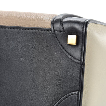 Celine Smooth Calfskin Micro Tri-Color Luggage Black 15 of 15
