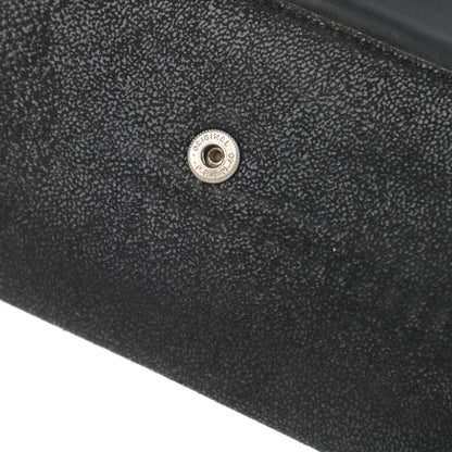 Stella McCartney Shaggy Deer Falabella Flap Wallet Black 10 of 10