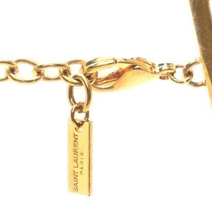 Saint Laurent Metal Multi Chain Necklace Gold 4 of 6