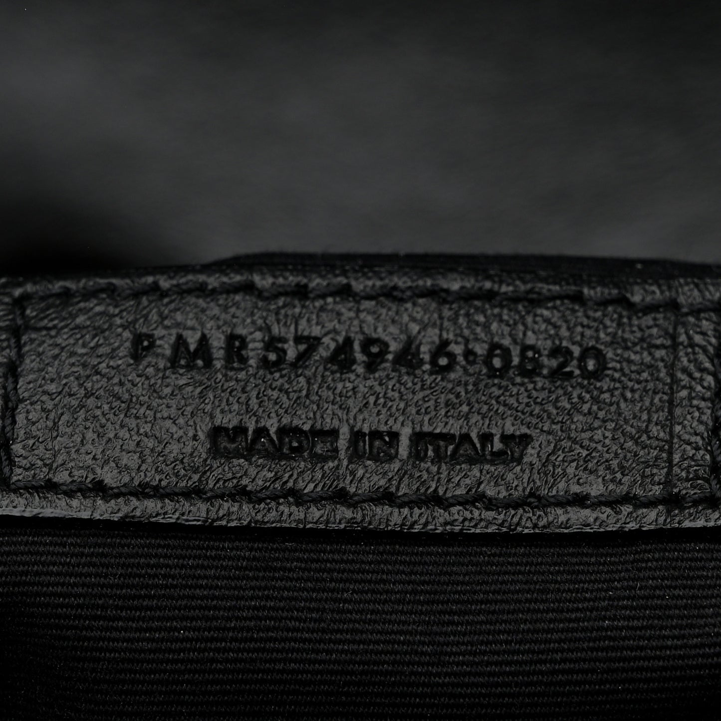 Calfskin Y Quilted Monogram Monochrome Medium Loulou Chain Satchel Black