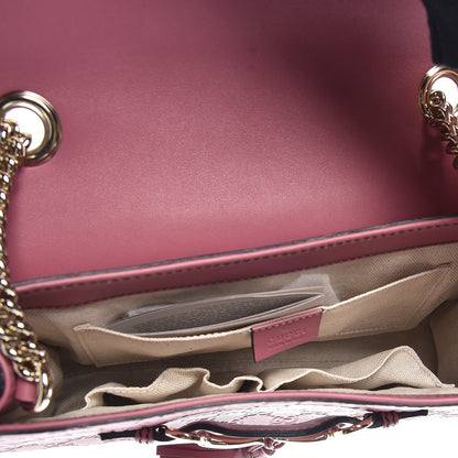 Gucci Guccissima Medium Emily Chain Shoulder Bag Peonia Flower 7 of 7