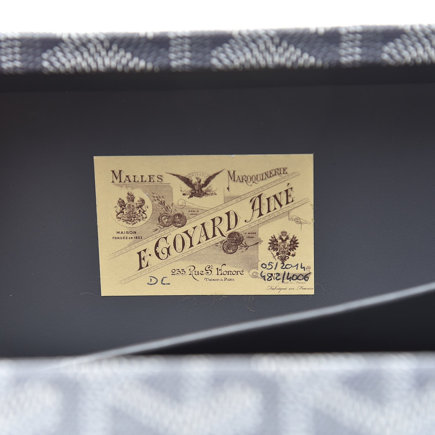 Goyard Goyardine Saint Honore Clutch Grey 7 of 13