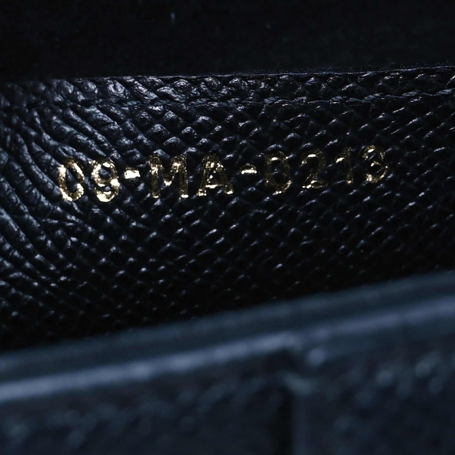 Grained Calfskin Saddle Bag With Strap Black