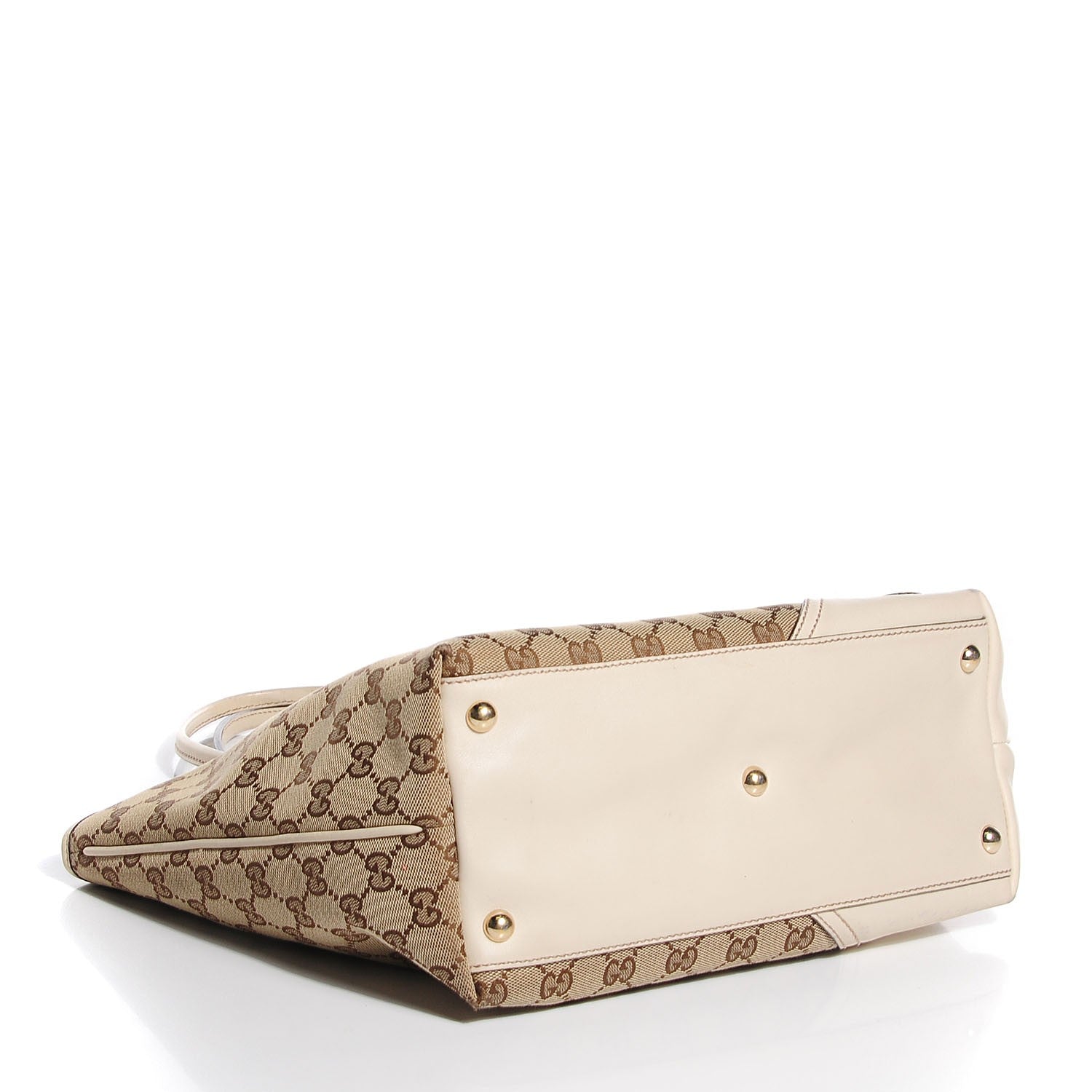 Gucci Monogram Medium New Britt Tote Off White 4 of 7