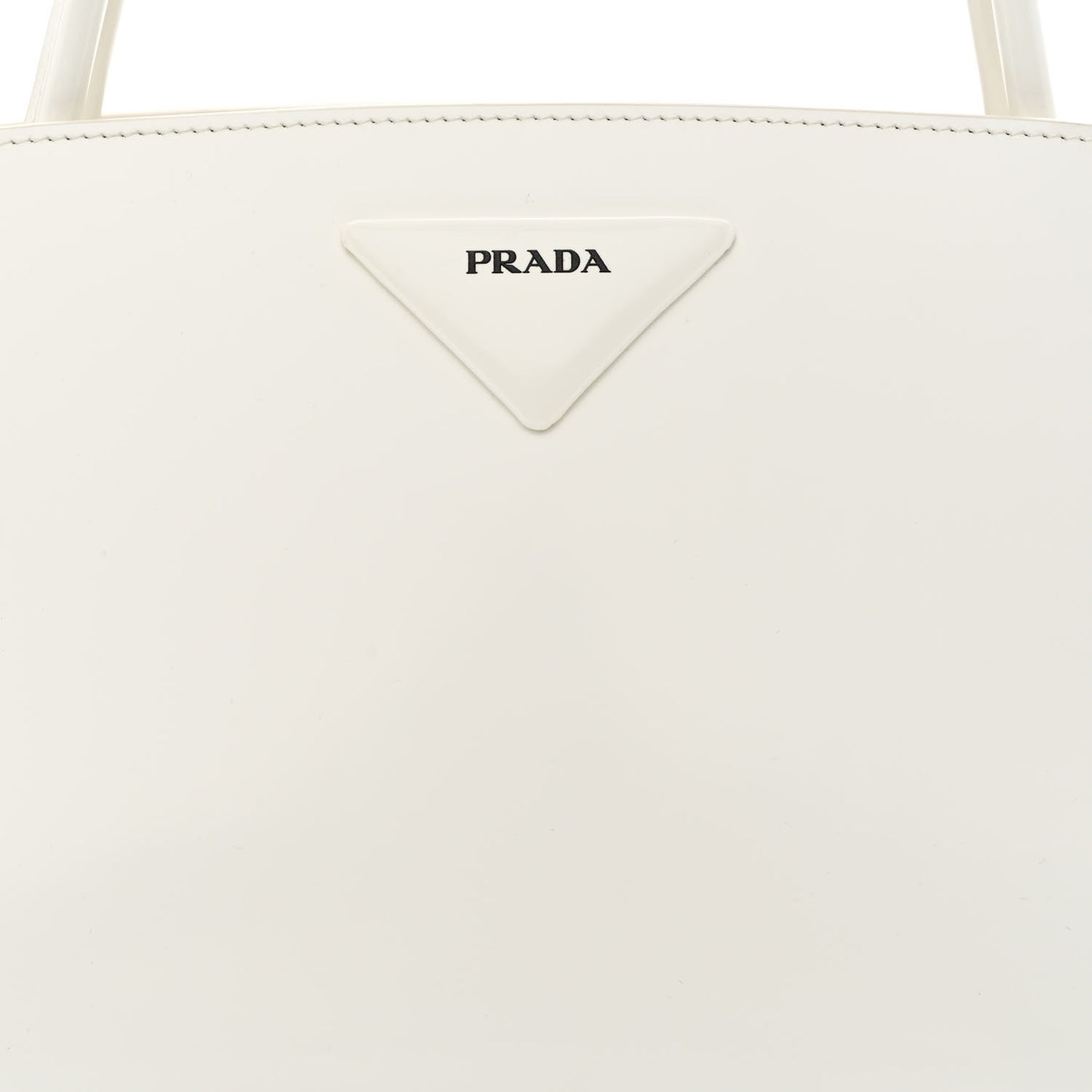 Spazzolato Architectural Line Horizontal Bag White
