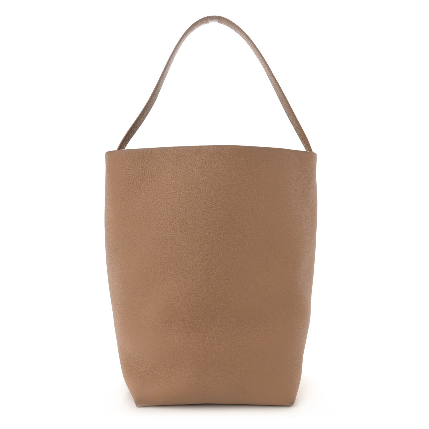 The Row Grained Calfskin Large N/S Park Tote Cinnamon 1 of 12