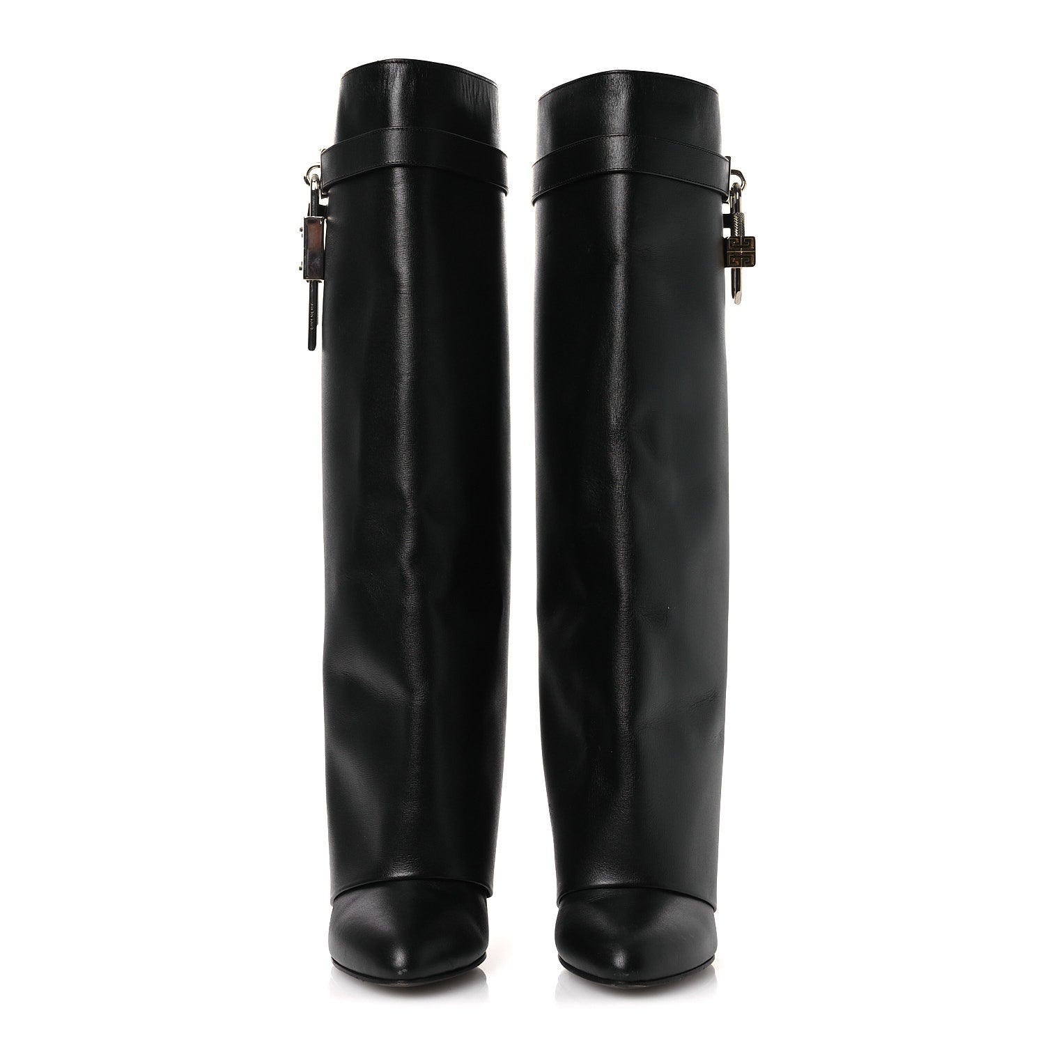 Givenchy Calfskin Shark Lock Pant Boots 37 Black 1862241