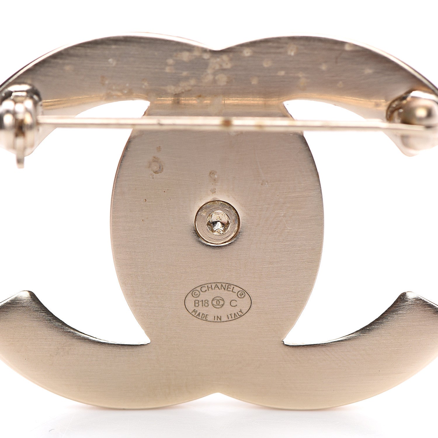 Chanel CC Turnlock Brooch Gold 3 of 5