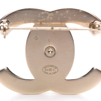 Chanel CC Turnlock Brooch Gold 3 of 5