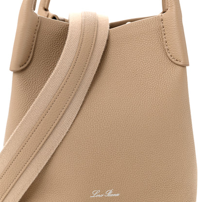Loro Piana Grained Calfskin Micro Bale Bag Light Mastic 8 of 11