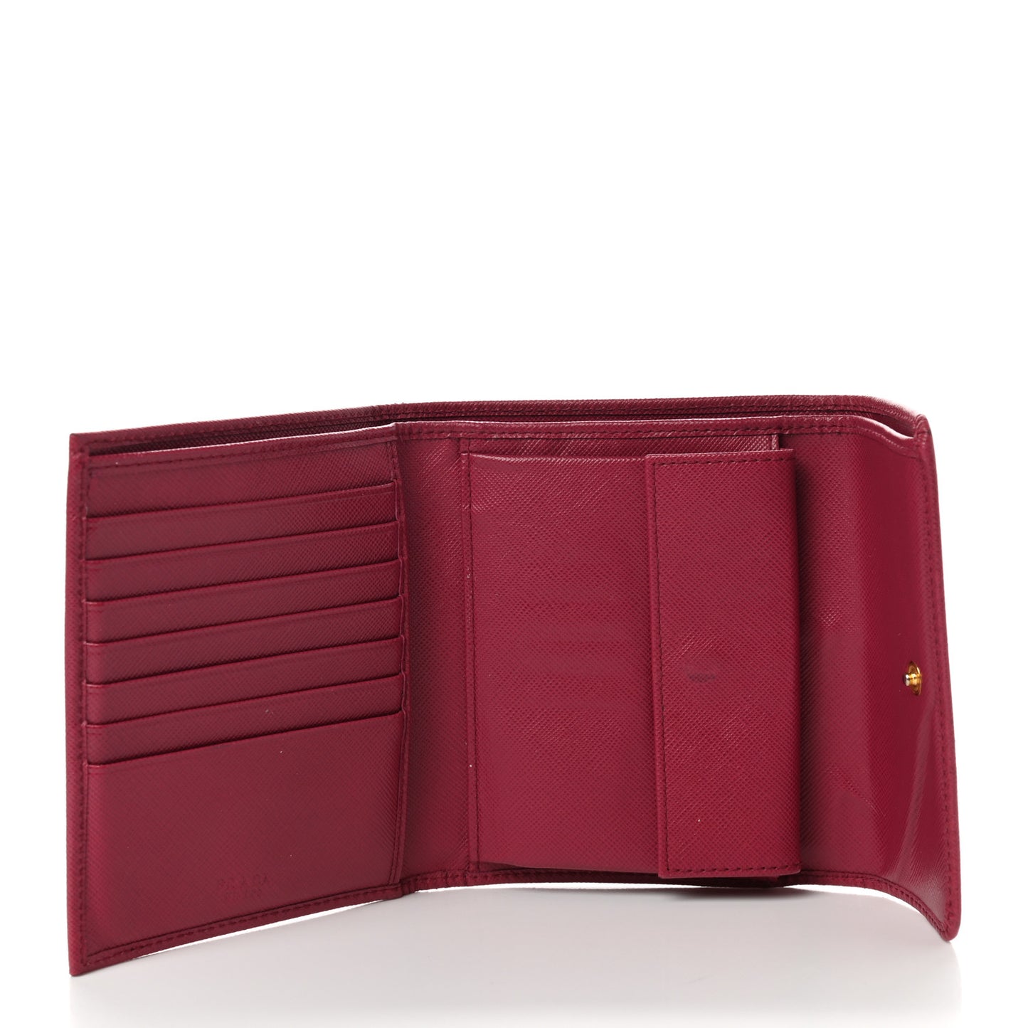 Saffiano Metal Flap Wallet Ibisco