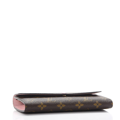 Louis Vuitton Monogram Emilie Wallet Rose Ballerine 4 of 8