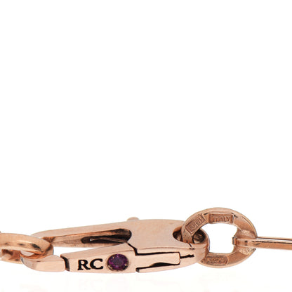 Roberto Coin 18K Rose Gold Paper Clip Link Bracelet 4 of 5