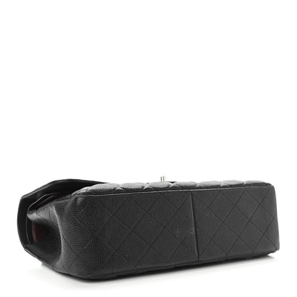 Chanel Caviar Quilted Jumbo Double Flap Black 4 of 18