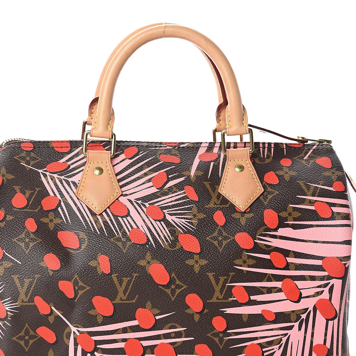 Louis Vuitton Monogram Jungle Dots Speedy 30 Sugar Pink Poppy 6 of 9