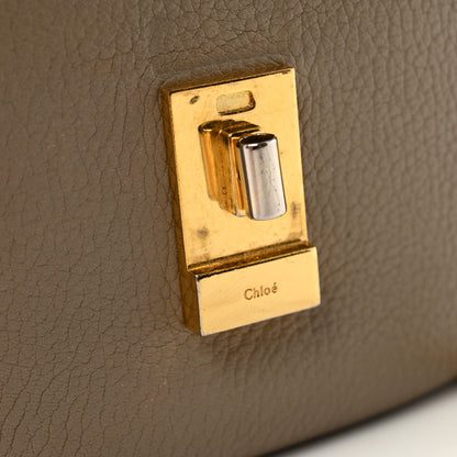 Chloe Grained Lambskin Mini Drew Shoulder Bag Motty Grey 10 of 11