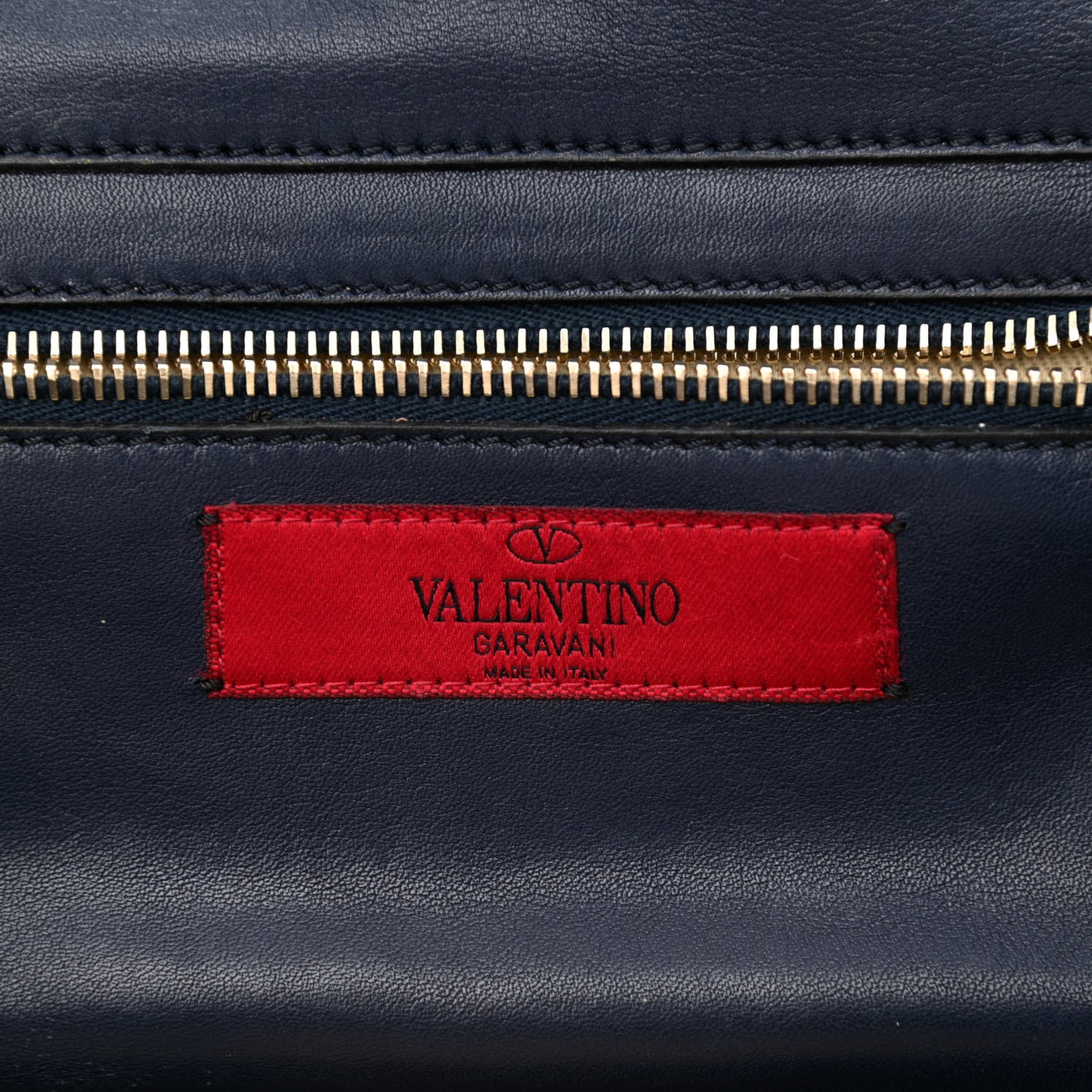 Vitello Small Rockstud Tote Marine