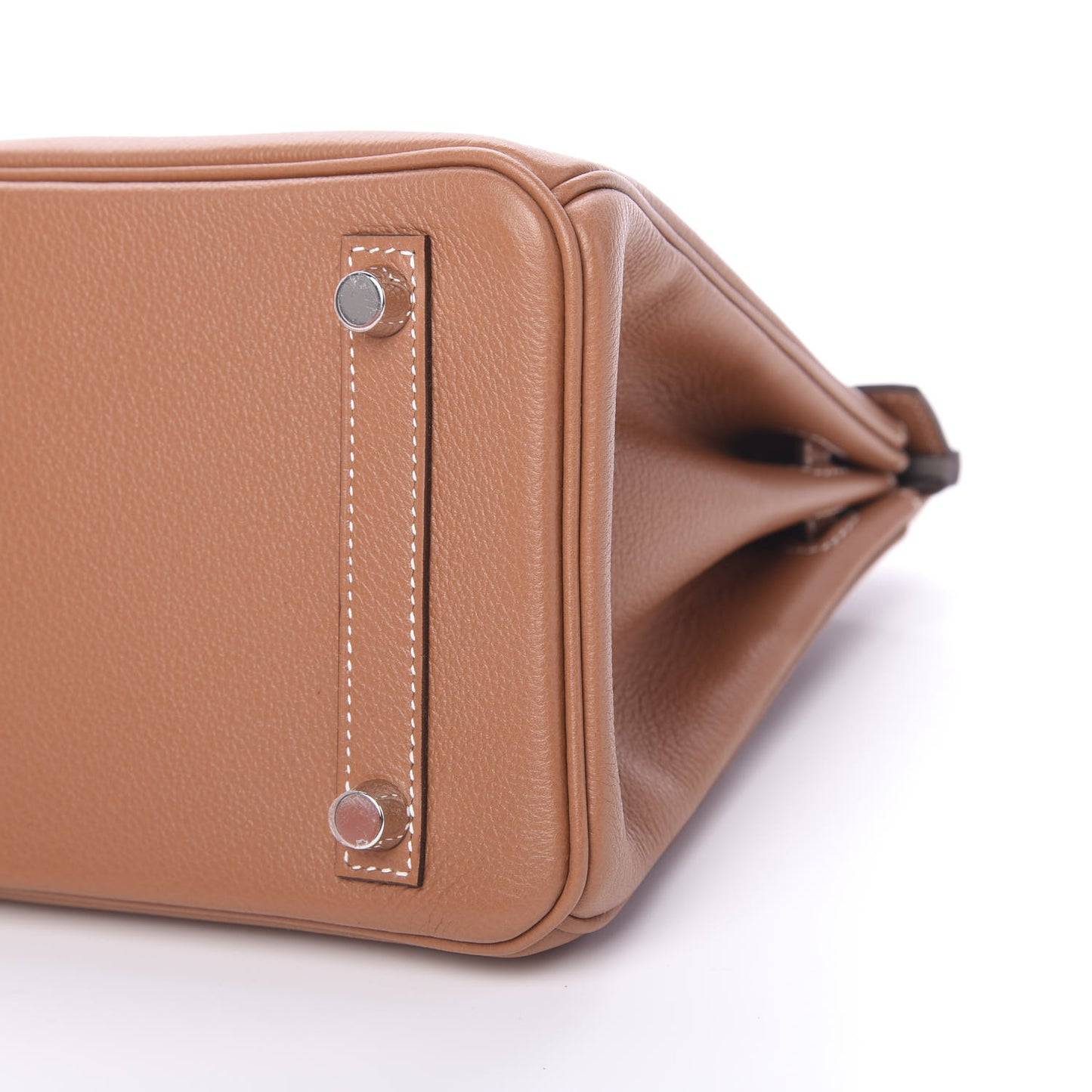 Taurillon Novillo Verso Birkin 25 Gold Gris Tourterelle