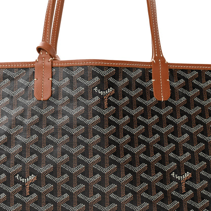 Goyard Goyardine Saint Louis PM Black Gold 7 of 9